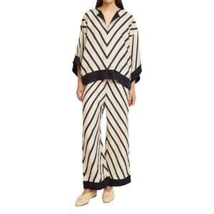 By Malene Birger Set Cicie Oversized Blouse Top Women 40 & Mirabello Pants 38